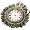 Decorative Angel Clock 3D Model STL for CNC Milling