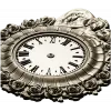 Decorative Angel Clock 3D Model STL for CNC Milling