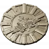 Detailed Double-Headed Eagle Emblem STL Model for CNC Milling
