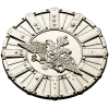 Detailed Double-Headed Eagle Emblem STL Model for CNC Milling