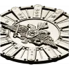 Detailed Double-Headed Eagle Emblem STL Model for CNC Milling