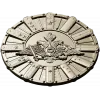 Detailed Double-Headed Eagle Emblem STL Model for CNC Milling