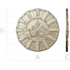 Detailed Double-Headed Eagle Emblem STL Model for CNC Milling