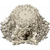 Timber Wolf Clock 3D STL Model for CNC Milling