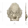 Часы с барельефом медведя - 3D модель STL для ЧПУ