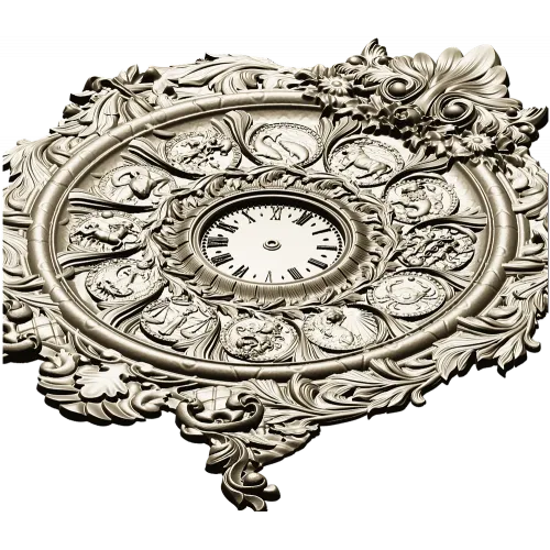Astrological Timekeeper 3D Model STL for CNC Milling