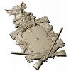 Boar's Vigil Decorative Hunting Clock STL Model for CNC