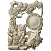Часы с медвежьей семьёй - 3D модель STL для ЧПУ