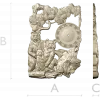 Часы с медвежьей семьёй - 3D модель STL для ЧПУ