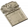 Deer Forest Wall Clock 3D Model for CNC