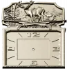 Deer Forest Wall Clock 3D Model for CNC