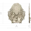 Stag Timekeeper Decorative 3D Model STL for CNC Milling