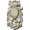 Ornamental Bird and Leaves Clock Frame 3D STL Model for CNC