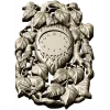 Ornamental Bird and Leaves Clock Frame 3D STL Model for CNC