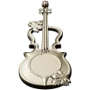 Melodic Elegance - Violin and Drum Inspired CNC 3D Model STL
