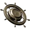 Ship Wheel Clock 3D Model for CNC Milling