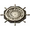 STL 3D model of Nautical Ship Wheel Clock for CNC Milling