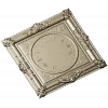Ornate Square Clock Panel 3D Model STL for CNC Milling