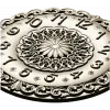 Ornate Circular Clock Face STL Model for CNC Milling