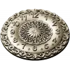 Ornate Circular Clock Face STL Model for CNC Milling