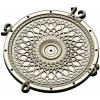 LatticeTime Ornamental Clock Face 3D Model STL for CNC Milling