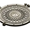 LatticeTime Ornamental Clock Face 3D Model STL for CNC Milling