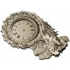 Decorative Wolf Clock 3D STL Model for CNC Milling