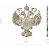 Двуглавый орёл с щитом - 3D модель STL для ЧПУ