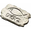 Ichthys Stone Plaque - STL 3D model for CNC