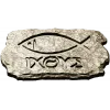 Ichthys Stone Plaque - STL 3D model for CNC
