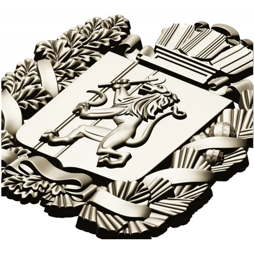 Герб Красноярска - 3D STL модель для ЧПУ