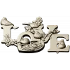 LOVE - 3D модель в формате STL с птицами и гнездом для ЧПУ
