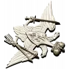 Emblem of the Strategic Missile Forces - STL 3D Model for CNC