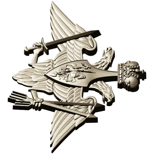 Emblem of the Strategic Missile Forces - STL 3D Model for CNC