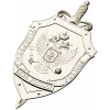 Criminal Investigation Shield - high-detail STL 3D model for CNC