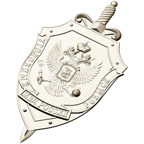 Criminal Investigation Shield - high-detail STL 3D model for CNC