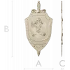 Criminal Investigation Shield - high-detail STL 3D model for CNC