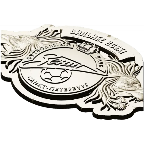 Zenit Lions Crest - STL 3D model for CNC milling