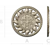 Alatyr Sun Medallion - STL 3D model for CNC carving