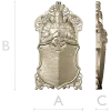 Knightly Heraldic Plaque STL for CNC
