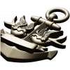 Anchor with Swallows - STL 3D model for CNC