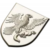 Heraldic Eagle and Marten Shield - high-relief STL 3D model for CNC
