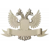 Двуглавый орёл с щитом и лентой - 3D модель STL для ЧПУ