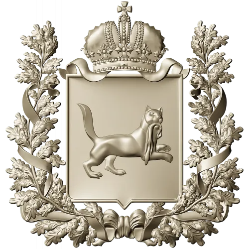 Герб Иркутской губернии - 3D STL модель для ЧПУ