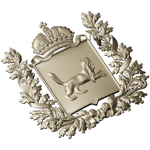 Герб Иркутской губернии - 3D STL модель для ЧПУ