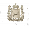 Герб Иркутской губернии - 3D STL модель для ЧПУ