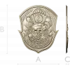 Russian Naval Infantry Emblem STL 3D Model