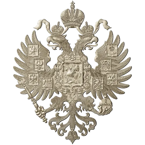 Imperial Russian Double-Headed Eagle STL 3D Model for CNC