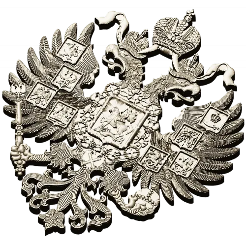 Imperial Russian Double-Headed Eagle STL 3D Model for CNC