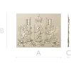 Coat of Arms of Sverdlovsk Oblast - high-relief STL for CNC